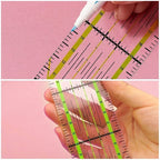 1/2pcs 15cm Quilting Patchwork Ruler Fabric Cloth Cutting Ruler Acrylic Sewing Rulers DIY Knitting Crafts Tailor Sewing Tools