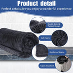 AUTOBRIGHT Microfiber 60*90cm 1300gsm One Wipe Drying Towel Car Wash Cloth Premium Cloth Thicken Soft Professional Car Cleaning