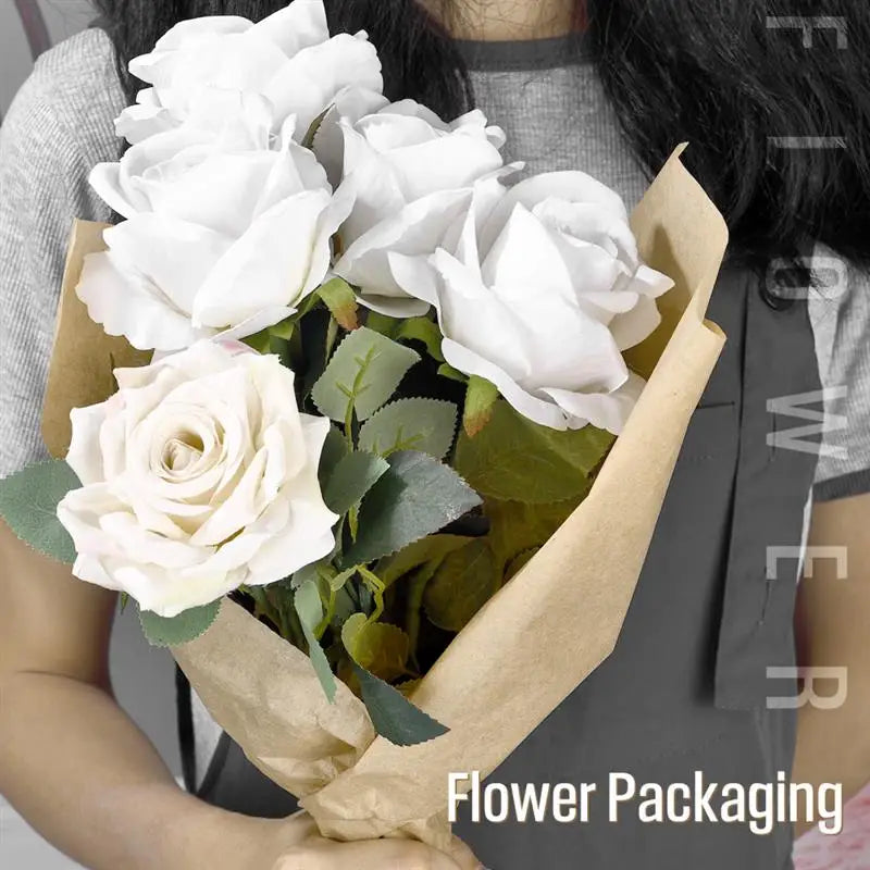 1 Roll 10M 10/30/40/45cm Of Kraft Paper Roll For Gift Wrapping Moving Packing Brown Paper Roll For Painting,Crafts,DIY Making