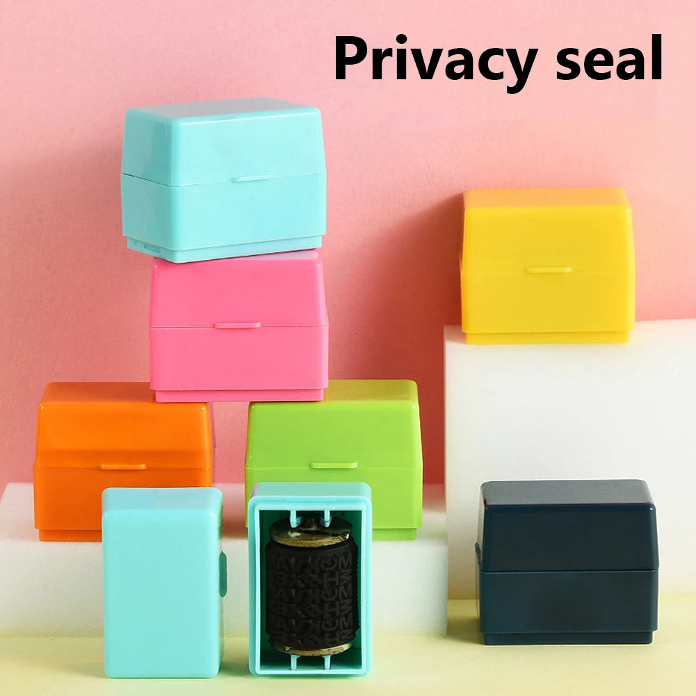 Data Protection Roller Stamp Portable Information Coverage Messy Code Privacy Confidential Data Theft Guard Security Seal