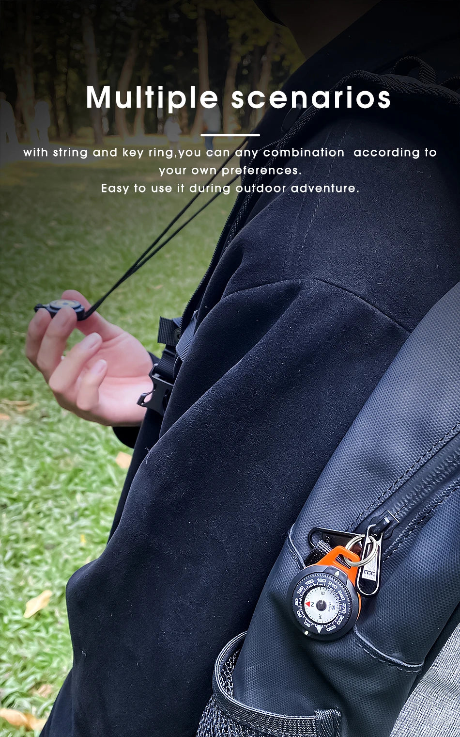 Kanpas EDC Outdoor Compass with Luminous / High Quality Compass / Outdoor Compass / Adventure Compass / K18 / K25