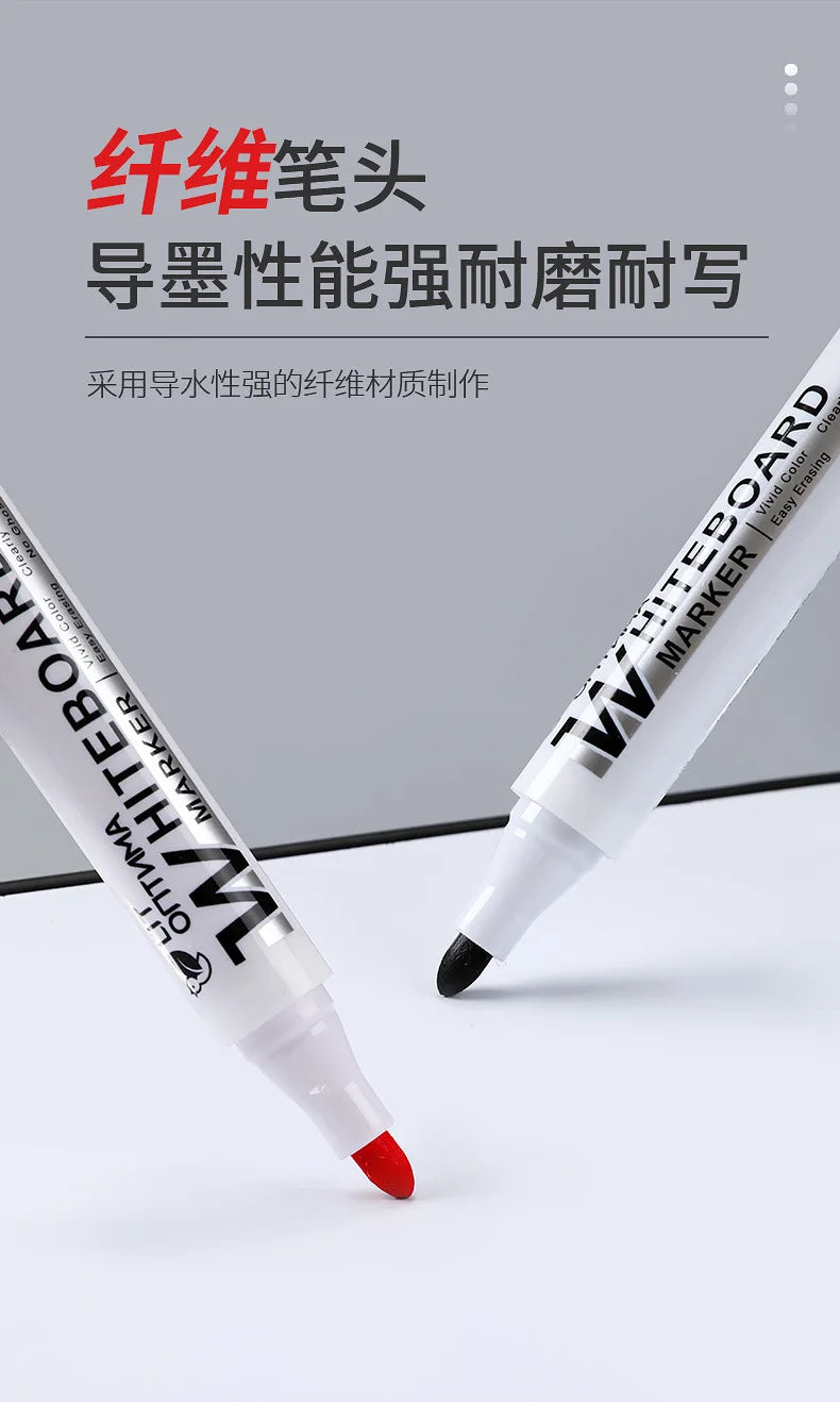 4/10 Pcs Set Erasable Magnetic Whiteboard Marker Pen Blackboard Marker Chalk Glass Ceramics Office School Art Marker Stationery
