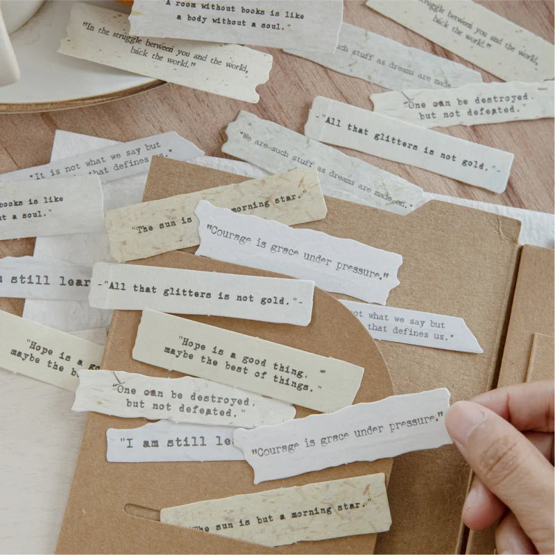 20Pcs/pack Retro Hard Card Stock Paper Essential for Handmade DIY Retro-style Journal Decor Cards