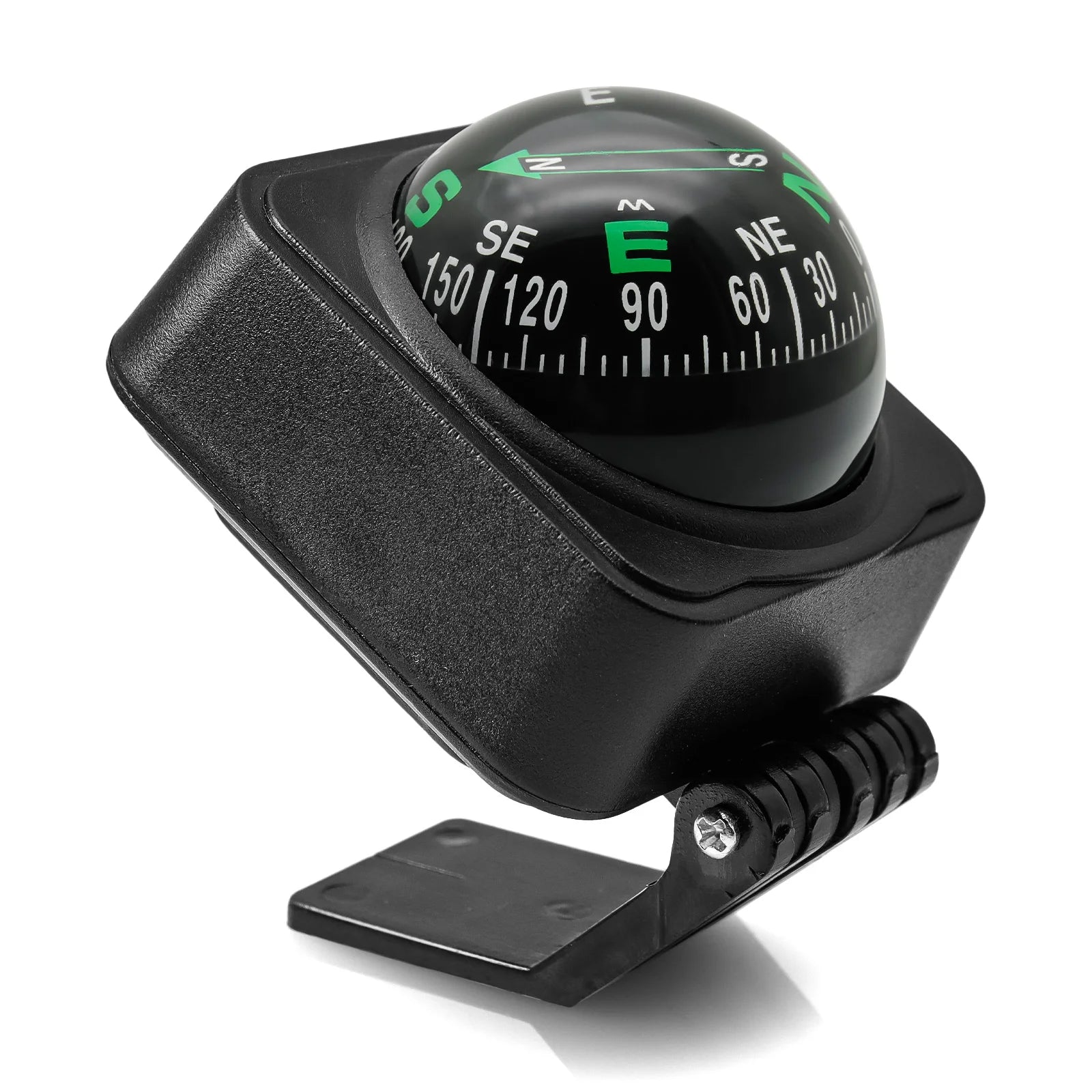 New Outdoor Navigation Dashboard Car Compass for Auto Car Boat Cycling Hiking Direction Pointing Guide Ball Shaped Compass