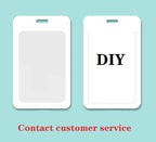 High-definition Printing ID Cards Holders Custom and Lanyard Badge PVC Holder Personal Tailor Your Own Photo Company Gift Custom