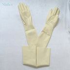 Stylish Unisex Latex Long Gloves - Durable, Natural Material, Versatile Use