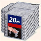 Thickened Steel Wire Cleaning Cloth Non-Scratch Double-layer Iron Microfiber Mesh Dishrag Washing Pot Rags Kitchen Towel