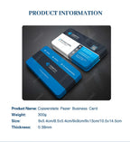 500pcs Free Design, Customized 300gms Logo Printing Business Card, Double-Sided and Full Color Printing, Round