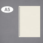 PLRBOK 50 Sheets 100 Pages A5 B5 A4 Loose Leaf Paper Binder Inner Pages 20/26/30 Holes Office Accessories Notebook Stationery