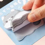 Cute Cartoon Animal Ass Sticky Notes 30Sheets Rabbit Dog Cat Bird Hip Memo Pad Notepads Thick Paper School Office Stationery
