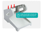 Label Holder for 4x6 Shipping Labels Printer Rolls and Fanfold Labels 2 in 1 Work for Desktop Themal Label Sticker