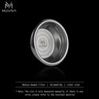 MUVNA Precision High Extraction Mobius Espresso Basket Filter, Micro Sieve Filter Basket with 304 Stainless Steel for 51/54/58mm