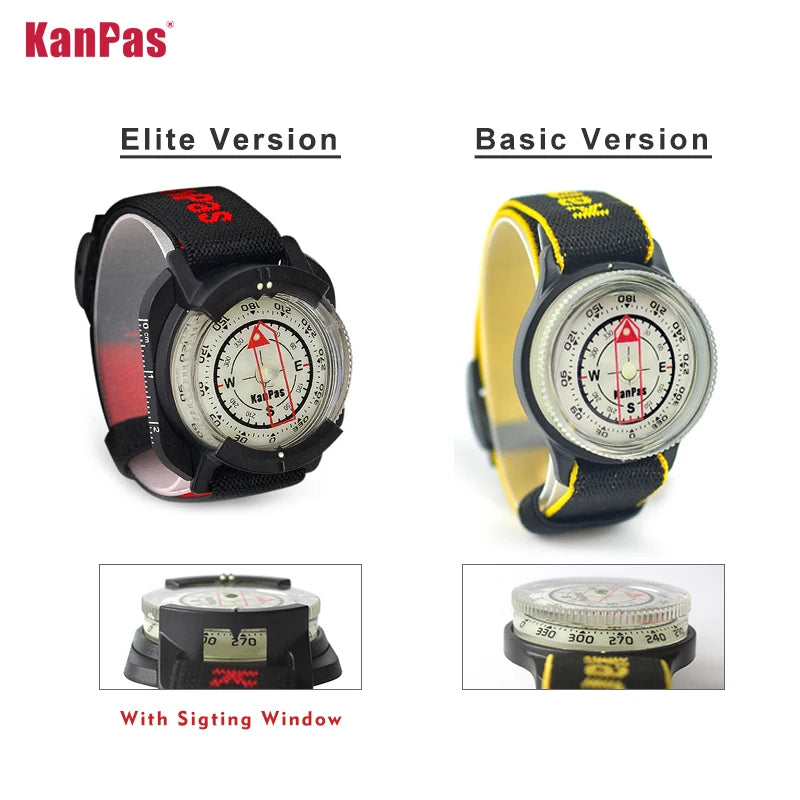 KANPAS WristBand Compass, Outdoor Magnetic Wrist Compass, Powerful Luminous Compass,South Hemisphere Available MAW-39-M/SKANPAS