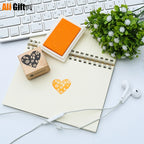 1pc 15 Colors Big Ink Pad Stamp Planner Scrapbooking Silicone Stamps Inkpad Diy Diary Greeting Card Making Supplies Inpad