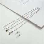 Fashion Reading Glasses Chain for Women Metal Sunglasses Cords Eyeglass Lanyard Hold Straps Eyewear Retainer