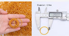 100/200Pcs Rubber Bands mini Rubber Band Soft Elastic Bands Braids Hair Elasticity Fasteners For School Home Offic Diam1.9-6cm