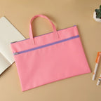 A4 File Bag Portable Zipper Oxford Cloth Waterproof 8k Sketch Drawing Art Storage Bag Canvas Bag School Office Filing Products