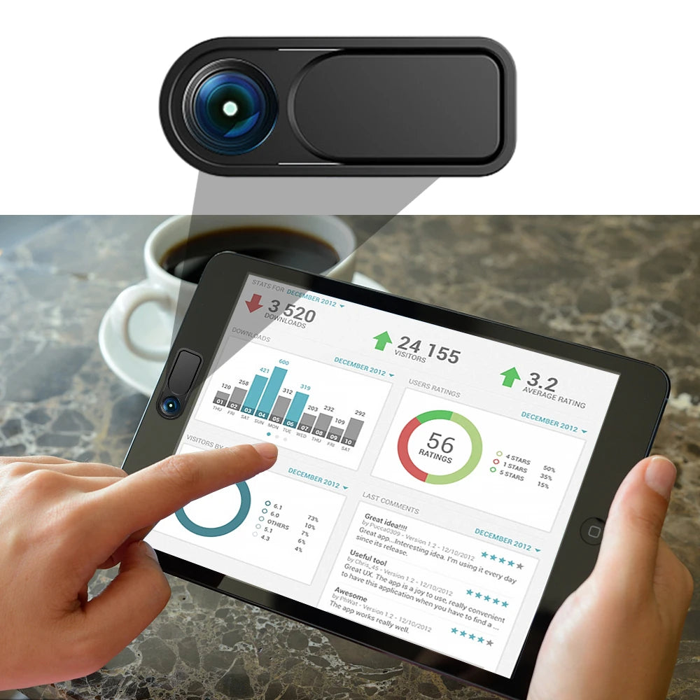 5/1Pcs New Webcam Cover Ultra Thin Slide Privacy Protector Camera Shutter Cap For iPhone 15 14 13 12 Pro iPad Phones Laptops