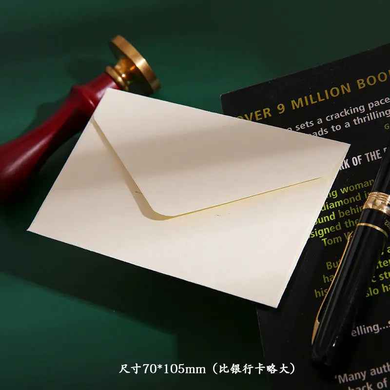 20pcs/lot Black White Kraft Paper Envelopes Vintage European Style Envelope for Business Card Invitation Back To School