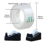 Premium Transparent Tape High-Viscosity Adhesive Multifunctional 0.8cm/1cm/1.2cm/1.8cm for Gift Wrapping And Packing
