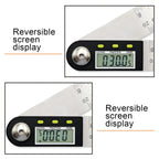 SHANHR 200mm/300 mm Digital Meter Angle Inclinometer Angle Digital Ruler Electron Goniometer Protractor Angle Finder