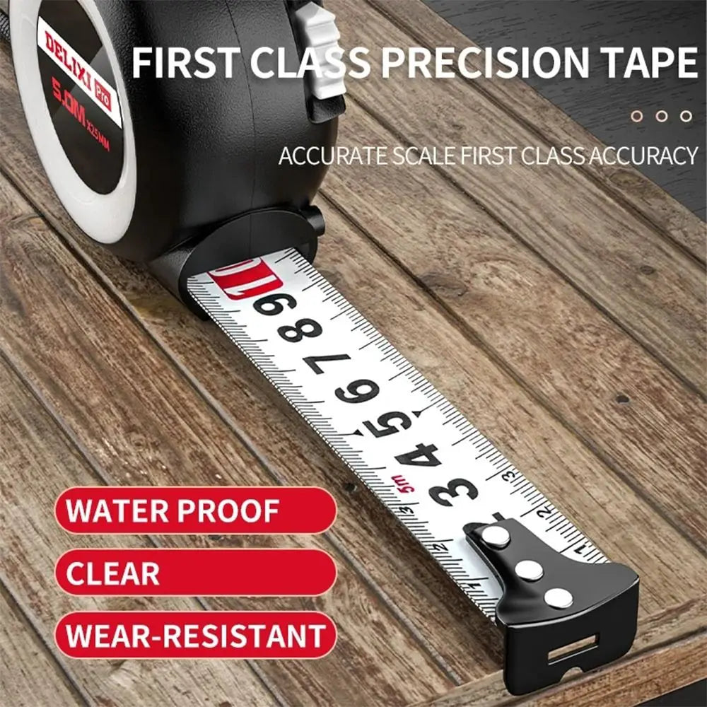 High-precision Portable Thickened Drop-resistant Steel Tape Measure 3/5/7.5/10m Ranging Tool Tape Measure