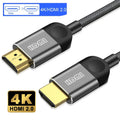 QGEEM HDMI-Compatible Cable HDMI to HDMI 2.0 Cable 4K for Xiaomi Projector Nintend Switch PS4 Television TVBox xbox Cable HDMI