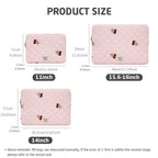 Embroidery Laptop Bag Case Macbook Air/Pro 14 15 15.6 16 Inch For Xiaomi Lenovo Dell Notebook Computer Laptop Sleeve Women