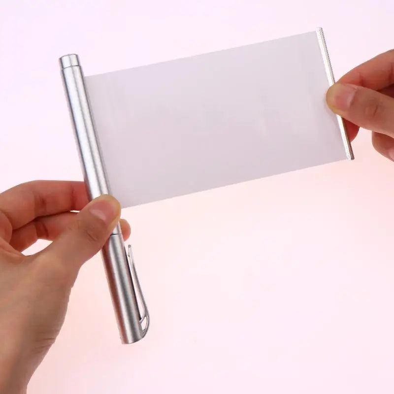 1Pcs Hidden Writable Pull Paper Pen Easy To Use Secret Information Writing Tool With Exams Notes Automatic Retractable Invisible