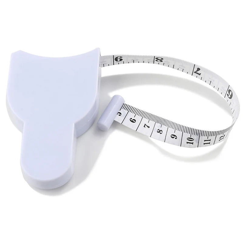 Self-tightening Body Measuring Tape Ruler 150cm/60 Inch Sewing Tailor Dressmaking Measure Ruler Meter Film for Waist Chest Legs
