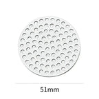 XHYKFFILTER 51/53/58mm Coffee Puck Screen 304 Stainless Steel Double Layer Fine Filter Screen for 51/54/58mm Portafilter