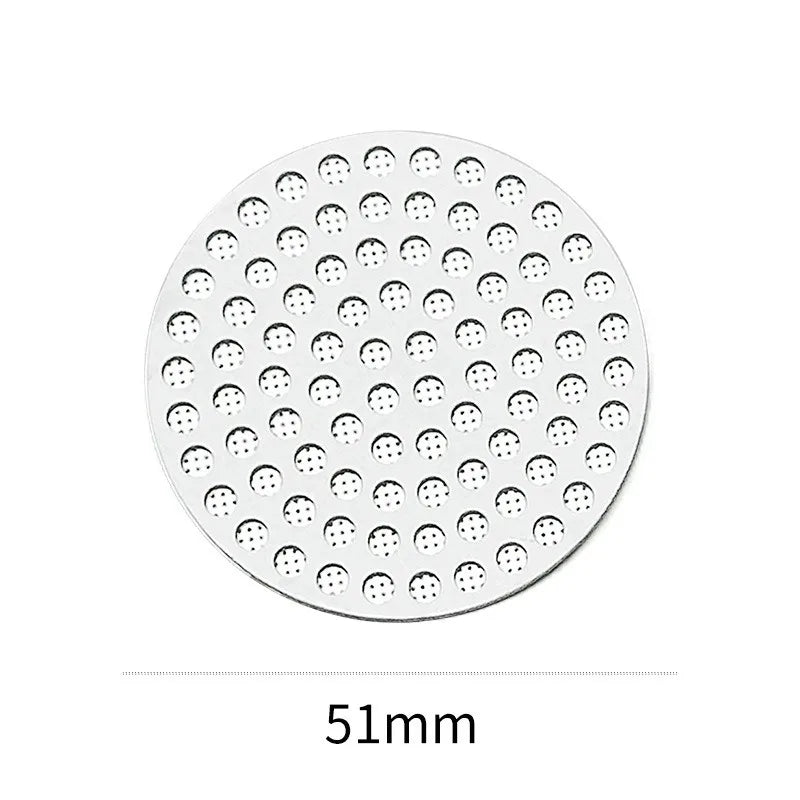 XHYKFFILTER 51/53/58mm Coffee Puck Screen 304 Stainless Steel Double Layer Fine Filter Screen for 51/54/58mm Portafilter