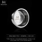 MUVNA Precision High Extraction Mobius Espresso Basket Filter, Micro Sieve Filter Basket with 304 Stainless Steel for 51/54/58mm