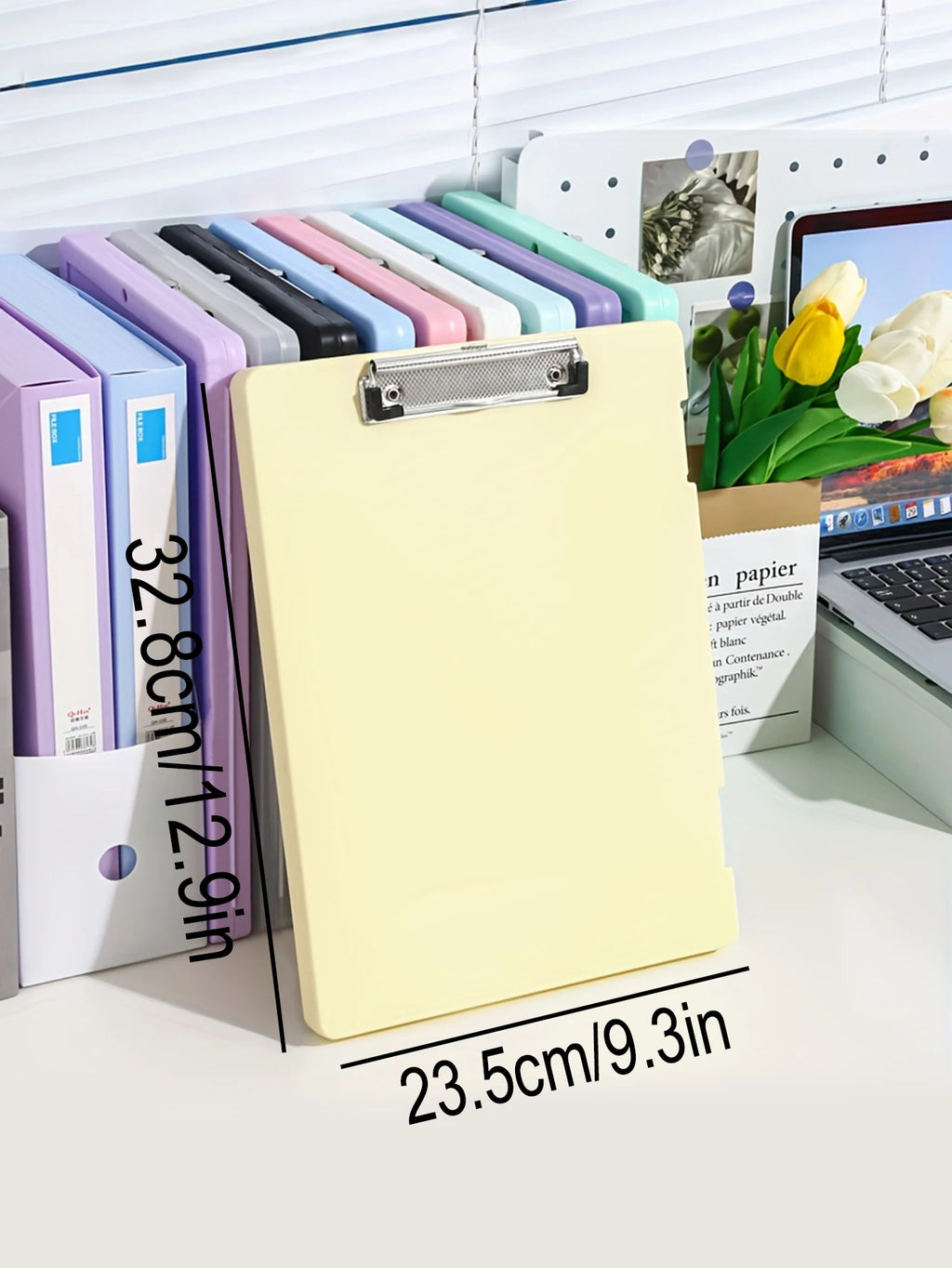 A4 Multi-functional File Folder Desktop Test Paper Organizer Office Document Board Folder Storage Box Writing Board, Office