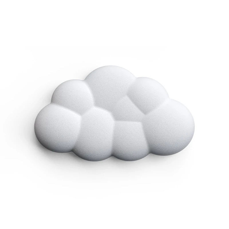 Cloud Shape Wrist Rest Pad Soft  PU Material Anti-Slip Rubber Base Memory Foam for 100 Keys 87 Keys 68keys Keyboard Mousepad