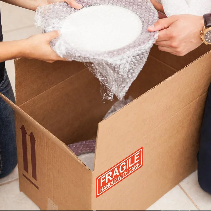300/600pcs Fragile Stickers "Handle with Care" Packaging, Paper Labels for Safe Shipping Cartons Boxes, Moving,Glass Packages
