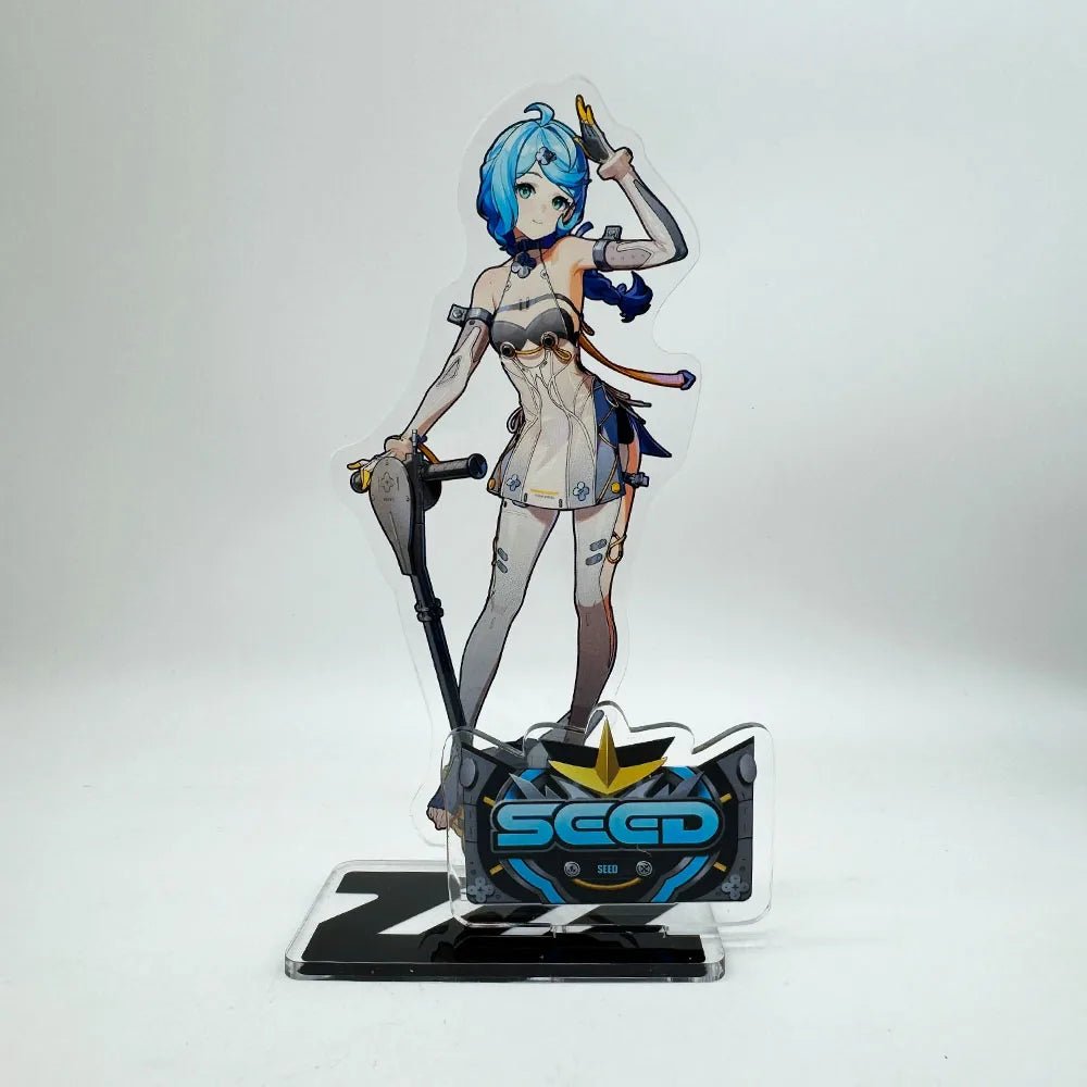 Game Zenless Zone Zero Ye Shun­guang Dialyn Hoshimi Miyabi Anime Acrylic Stand Model Plate Keychain Desk Decor Collection gift