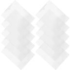 24Pcs Clear PP Plastic File Folder Sleeve Hanging Document Organizer for Office Study Paper Storage Portable File Container
