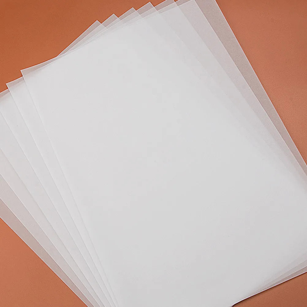 100Sheets A4 Sulfuric Tracing Paper Translucent Paper for Drawing Art Design Animation Drafting Architecture Calligraphy