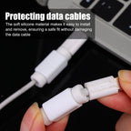 6pcs Data Cable Protectors, Charger Safety Clips, Anti-Bend And Bite-Resistant Charging Cable Covers