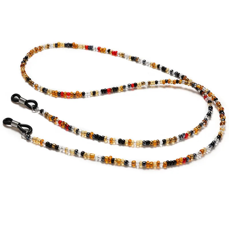 Fashion Eyeglass Chains for Women Pear Crystall Sunglasses Chains Glasses Cord Holder Eyewear Lanyard Necklace Strap Rope