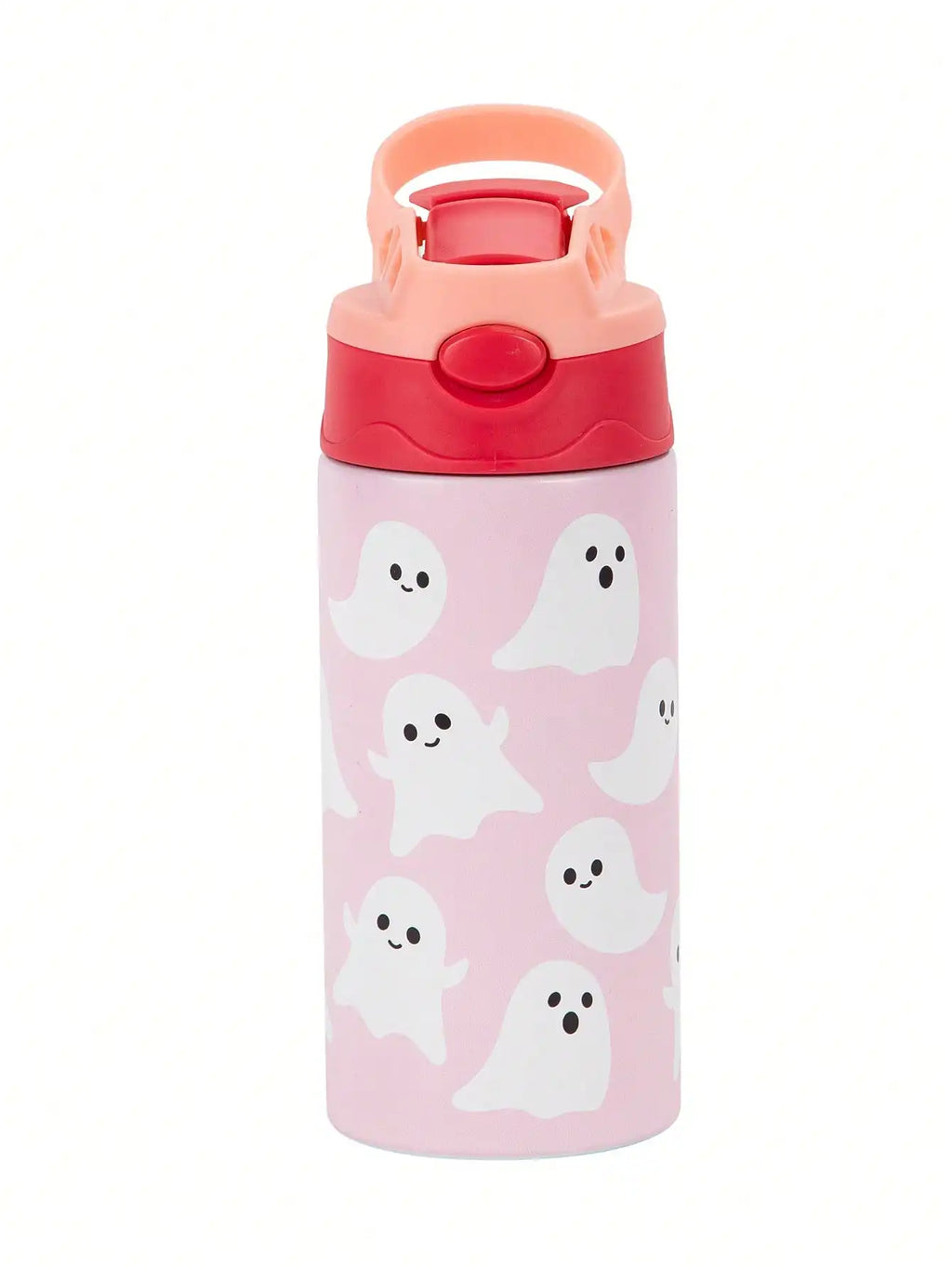 12OZ/350ml Cartoon Pattern Thermos Cup Stainless Steel Insulated Bottle Cute Thermos Kettle Outdoor Portable Handheld Cup
