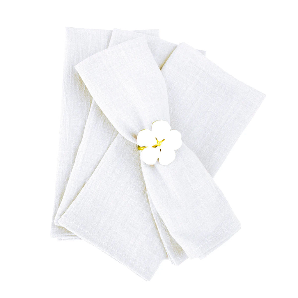 4PCS 30x45cm 100% Cotton Christmas Green Napkin Blue Reusable Wedding Party Table Decor Retro Napkins