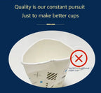 100pcs 250ml disposable paper cup with customizable logo personalized coffee paper cup for event and party, Company Hospitality