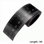 Black Magnetic Border Ruler with Both Inches and Centimeters Dual Scale Flexible Ruler Measuring Tool Magnetic Flexible Ruler