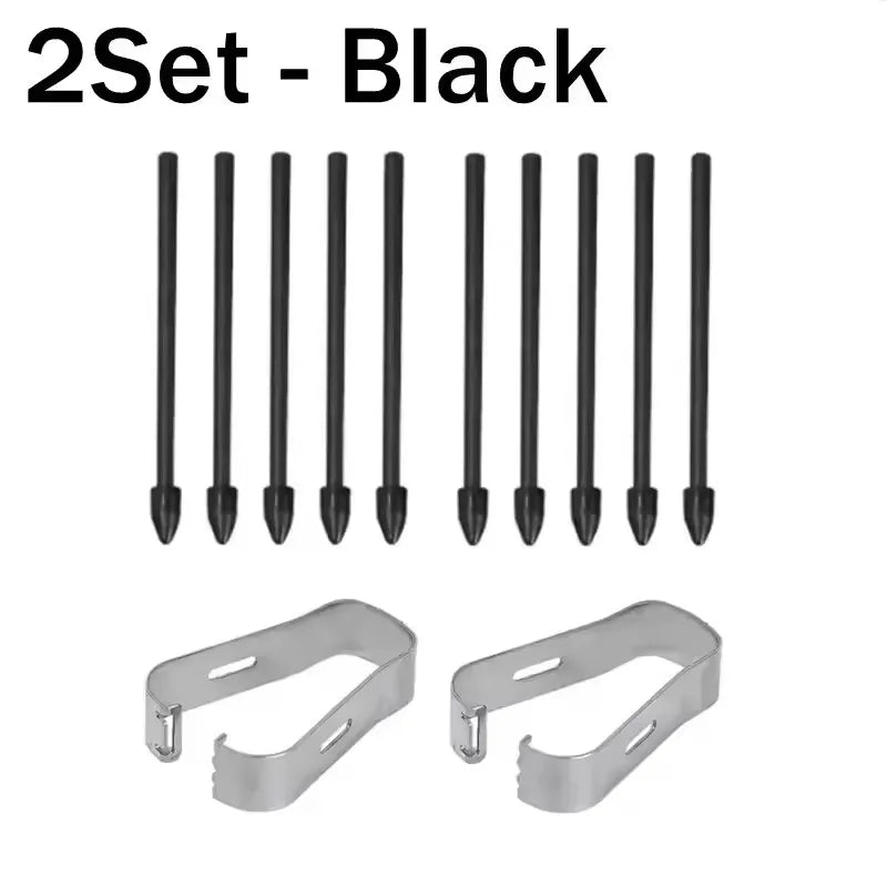 Replacement Pencil Tips for Samsung Galaxy Tab S6 S7 S21 S22 S23 S24 Note 10 20 S Pen SPen Nibs with Removal Tweezer Refill Set