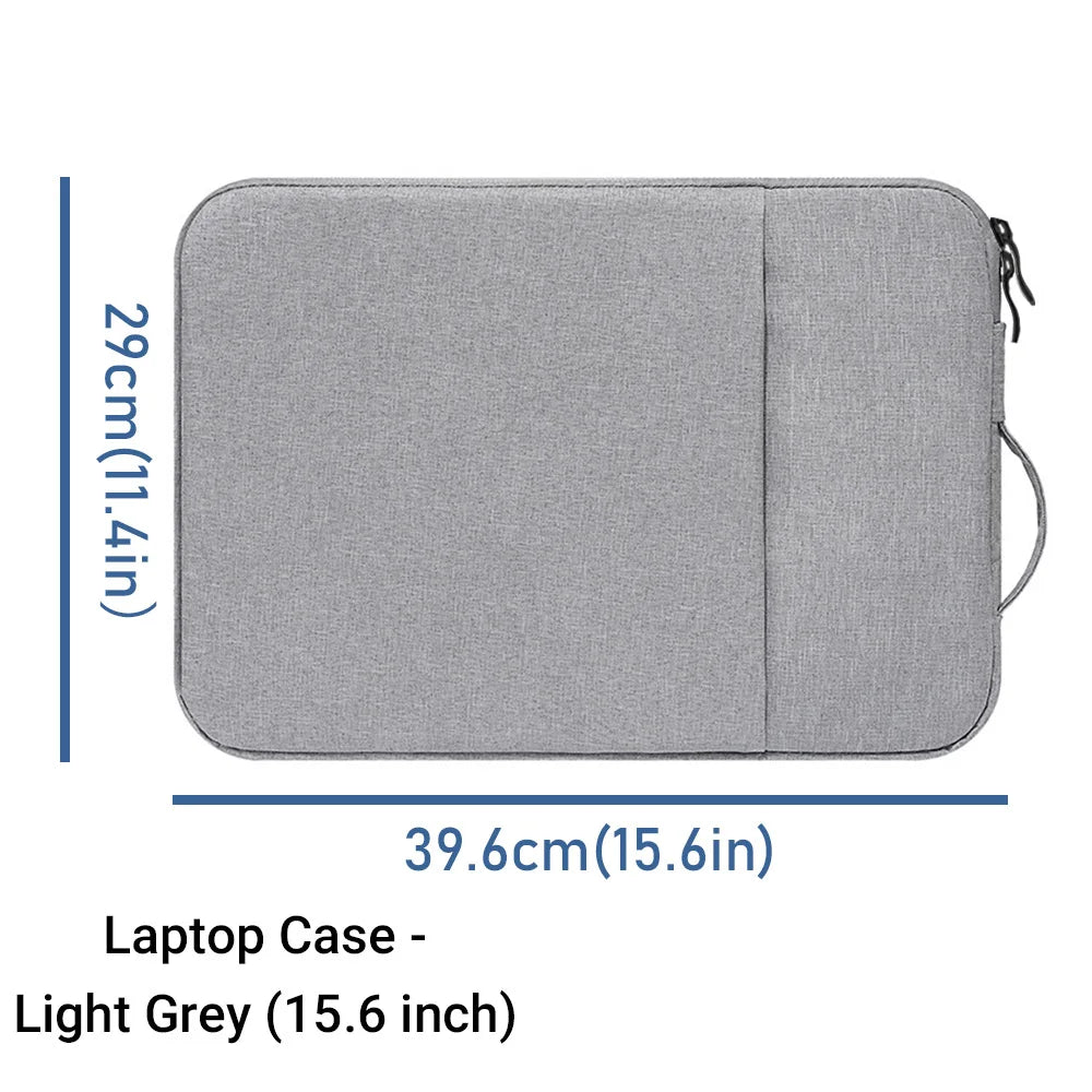 Waterproof Laptop Bag Sleeve Tablet Cover For MacBook Air Pro Xiaomi Dell Acer Notebook Computer Case 11 12 13 14 15 15.6 Inch
