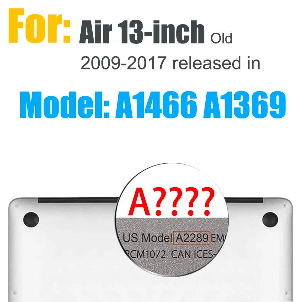 Crystal Hard Case for MacBook Pro Air 13 14 15 16 Inch Protective Case Clear Model A2681 A3113A3114 A2941 A2991 A2442 A2337 A233