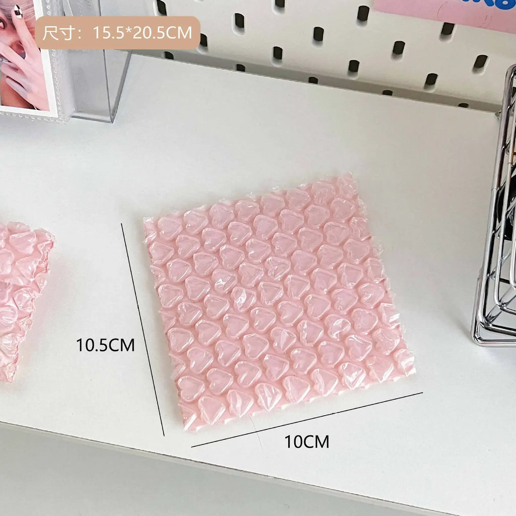 10Pcs Heart Shaped Bubble Mailers Padded Envelopes Packaging Bags For Business Bubble Mailers Shipping Packaging Bag