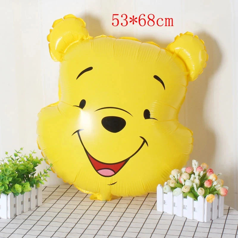 Winnie The Pooh Birthday Party Decoration Plates Napkins Table Cover Balloons Banner Baby Shower Serves 10 Guests Baby Shower